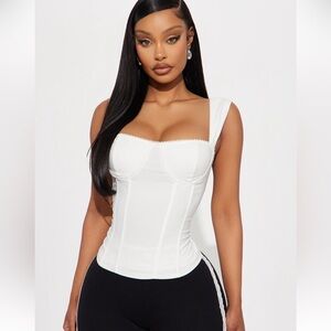 BNWT Fashion Nova Always Around You Corset Top